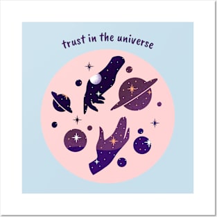 Trust in the universe Cosmic Posters and Art